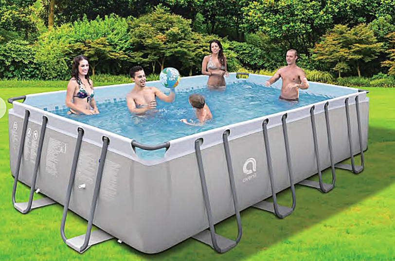Avenli 5.49m x 2.8m x 1.22m (18'x9.2x48") Frame Plus Rect Pool Set With 2000 Gallon Pump
