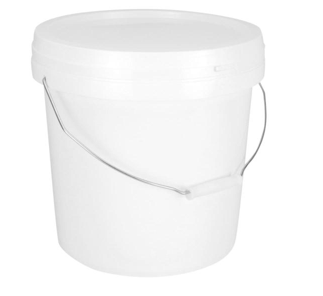 Top Pail 15L White W Lid