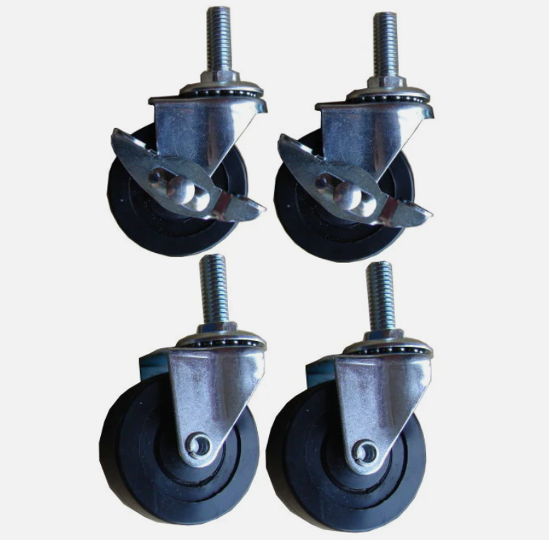Eurowire Heavy Duty Castor Set 25mm Pole
