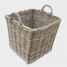 Square Cane Log Basket