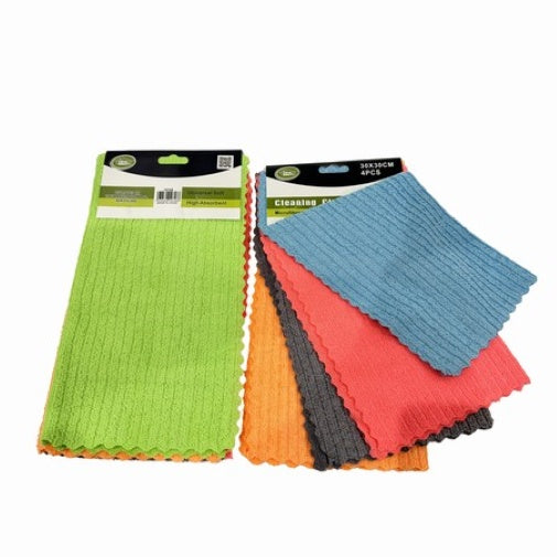 4pcs Cleaning Cloths (30x30cm)