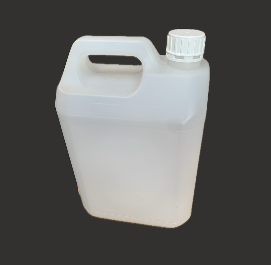 5L Non DG (Natural) Jerry Can – 38mm Neck White Cap