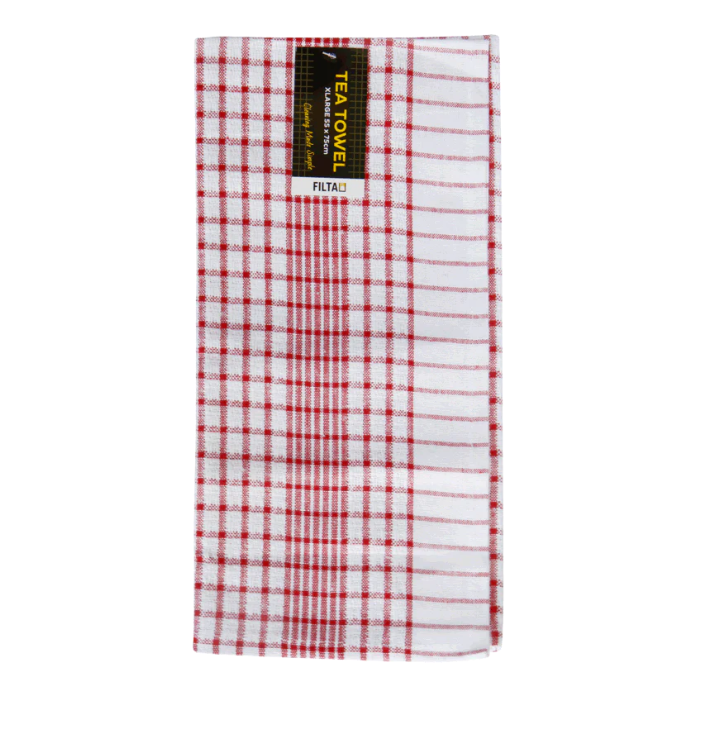 Filta Xl Cotton Tea Towel Blue (55 cm X 75 cm) Pkt of 10