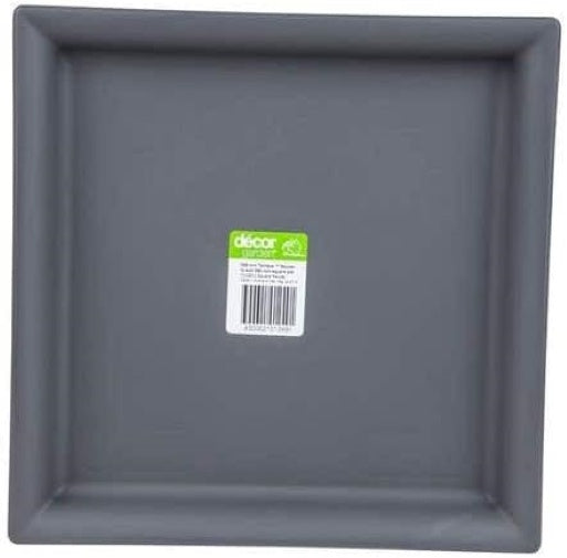 Décor Terrace Square Saucer 308mm - Pewter