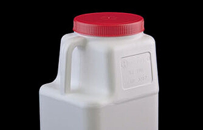 J/Can Square 5L Flagon W Wide Mouth 100mm Lid