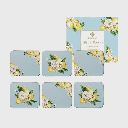 Citrus Blooms Coaster - Set of 6