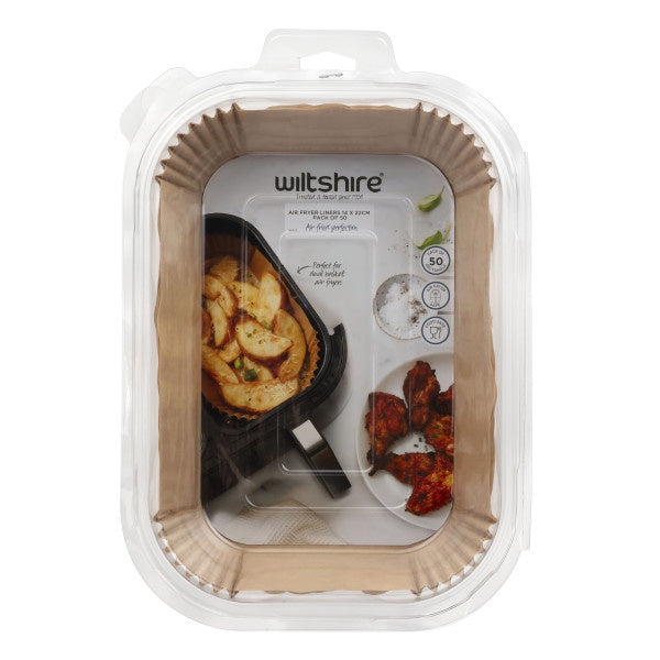 Wiltshire Air Fryer Papers 22x 14cm Rectangle