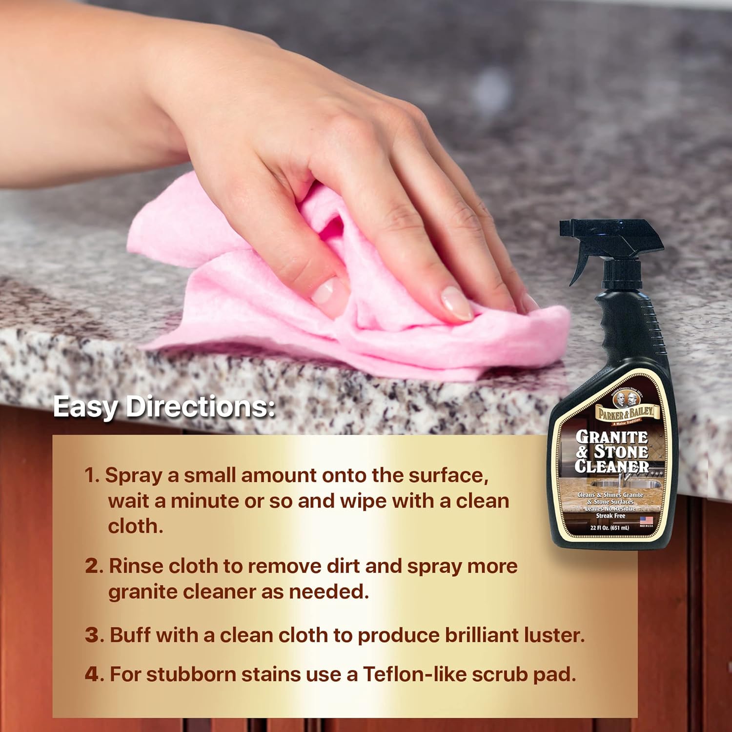 Parker & Bailey - Granite & Stone Cleaner 708ml