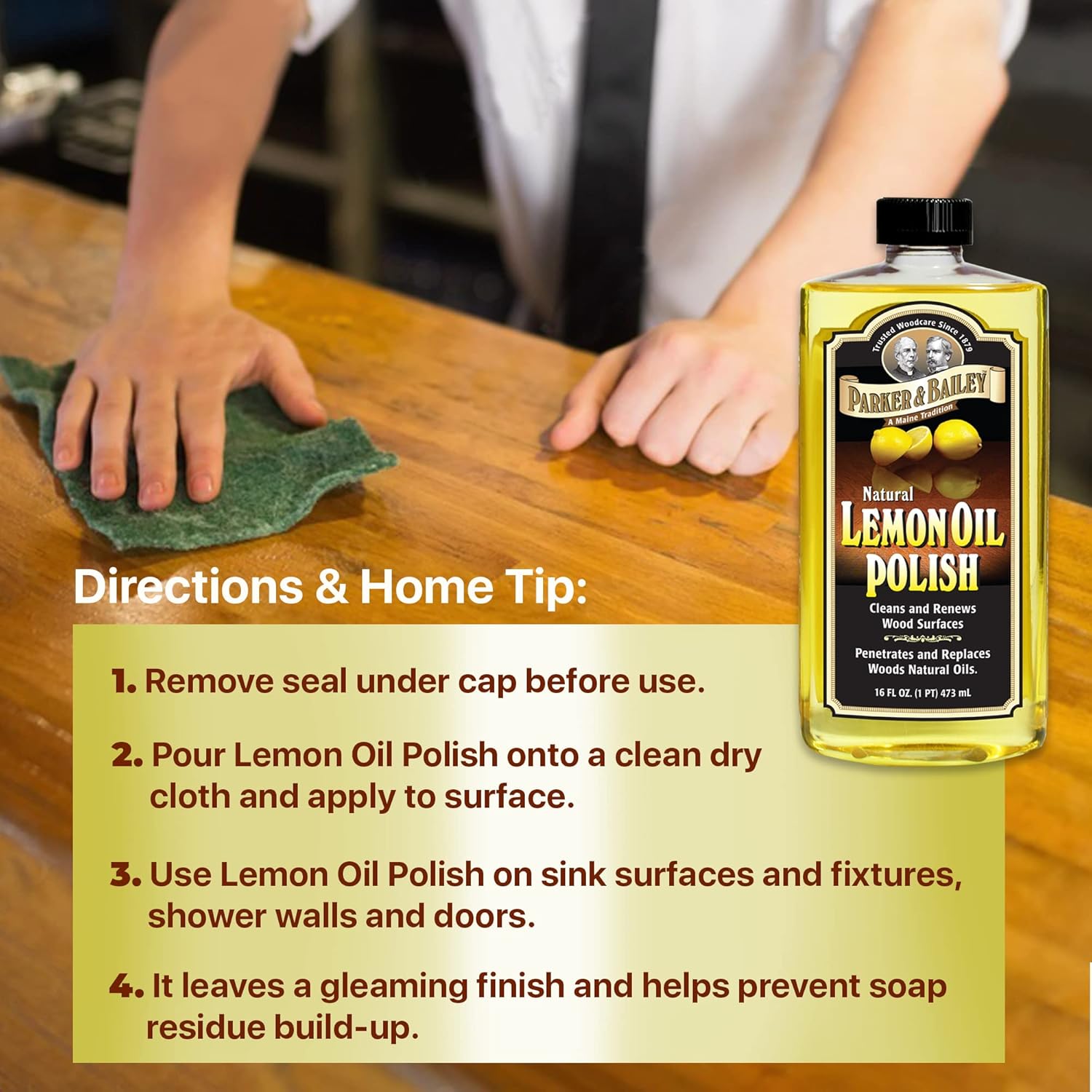 Parker & Bailey - Lemon Oil Polish 473ml