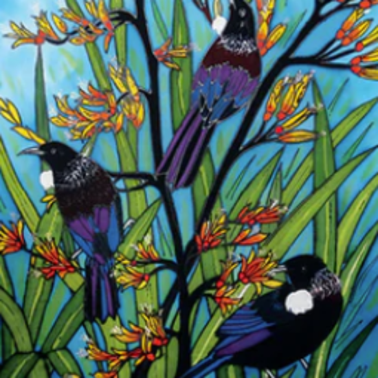 Jo May Acrylic Coaster W Rubber Feet - Single