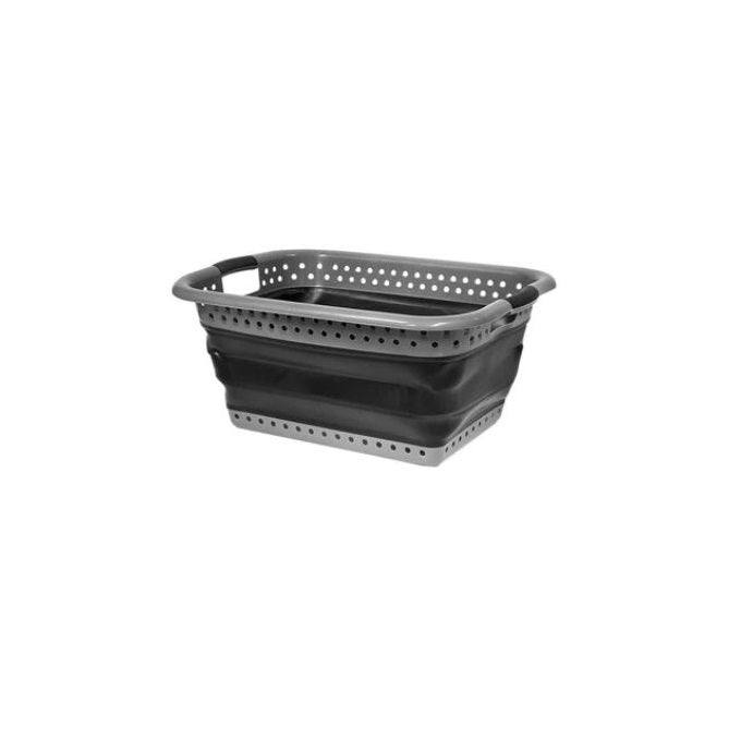 Seymour’s Collapse-A-Laundry Basket 37L - Grey