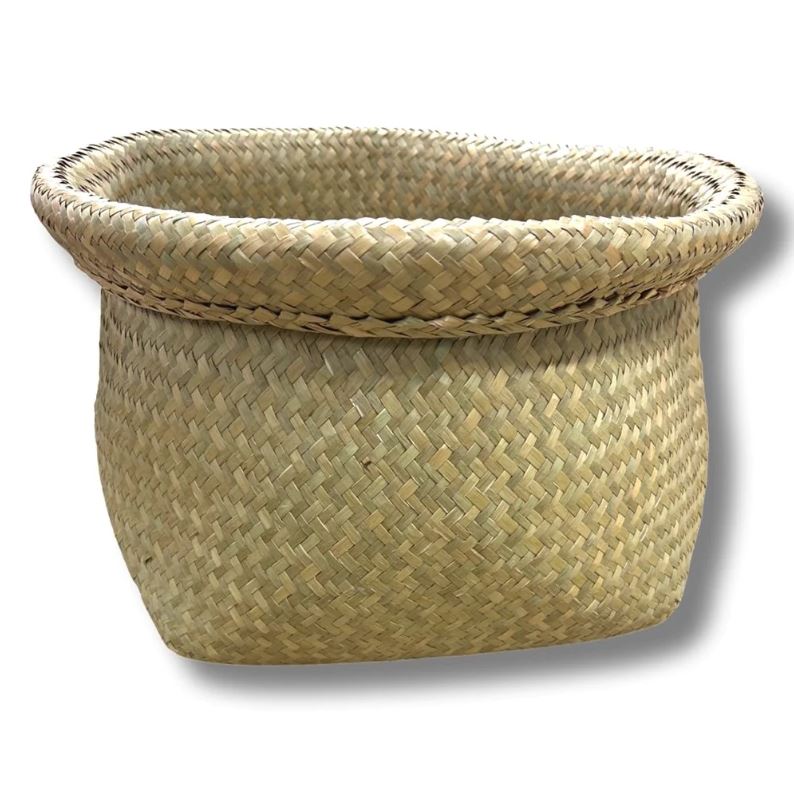 Pot Palm Basket - Large 35cm Natural