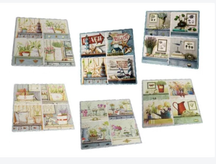 Decorative Trivet Scenes Asstd