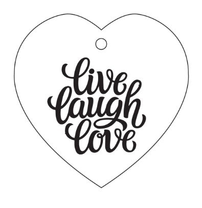 Ceramic Hearts Wall Hanging Assorted Sayings -Single