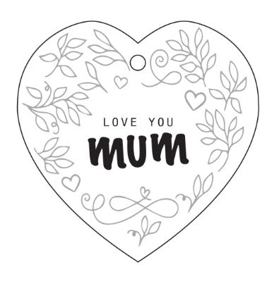 Ceramic Hearts Wall Hanging Assorted Sayings -Single