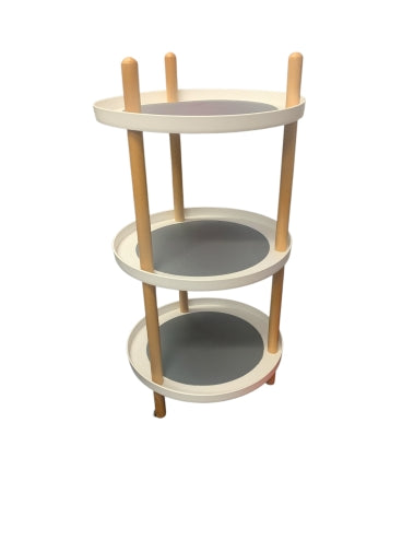 3 Tier Serving Trolley Round 39x84cm