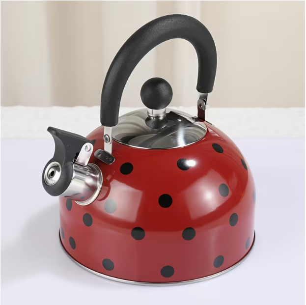 Whistling Kettle W Wooden details