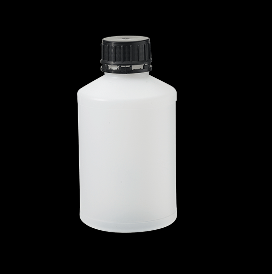 500ml Round Boston Bottle 38mm W Red Cap