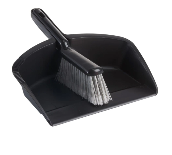 TRUST Heavy Duty Commercial Dust pan and Brush