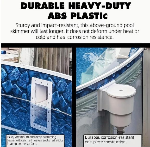Wall Mounted Pools & Tools Surface Skimmer