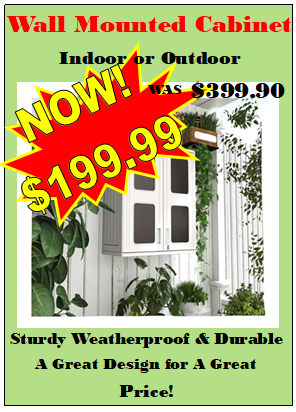 Horti Cubic Wall-Mounted Storage Shed