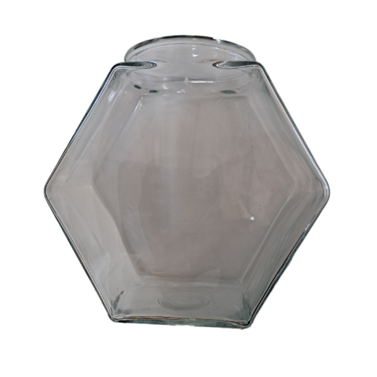 Glass Jar Hex NO LID