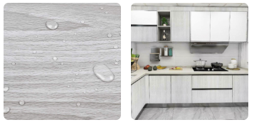 Adhesive Wood Grain Self-Adhesive Wall Paper/Cupboard Liner 45cm Wide