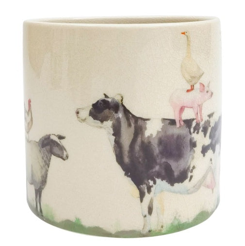 Farm Animal Planter 12cm