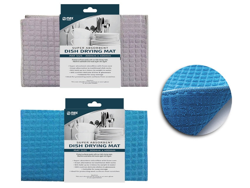 Absorbent Dish Drying Mat 30 x 40cm