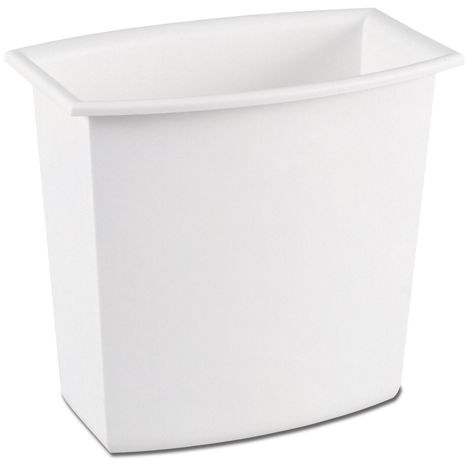 Sterilite Waste Bin 7.6L – White / Black