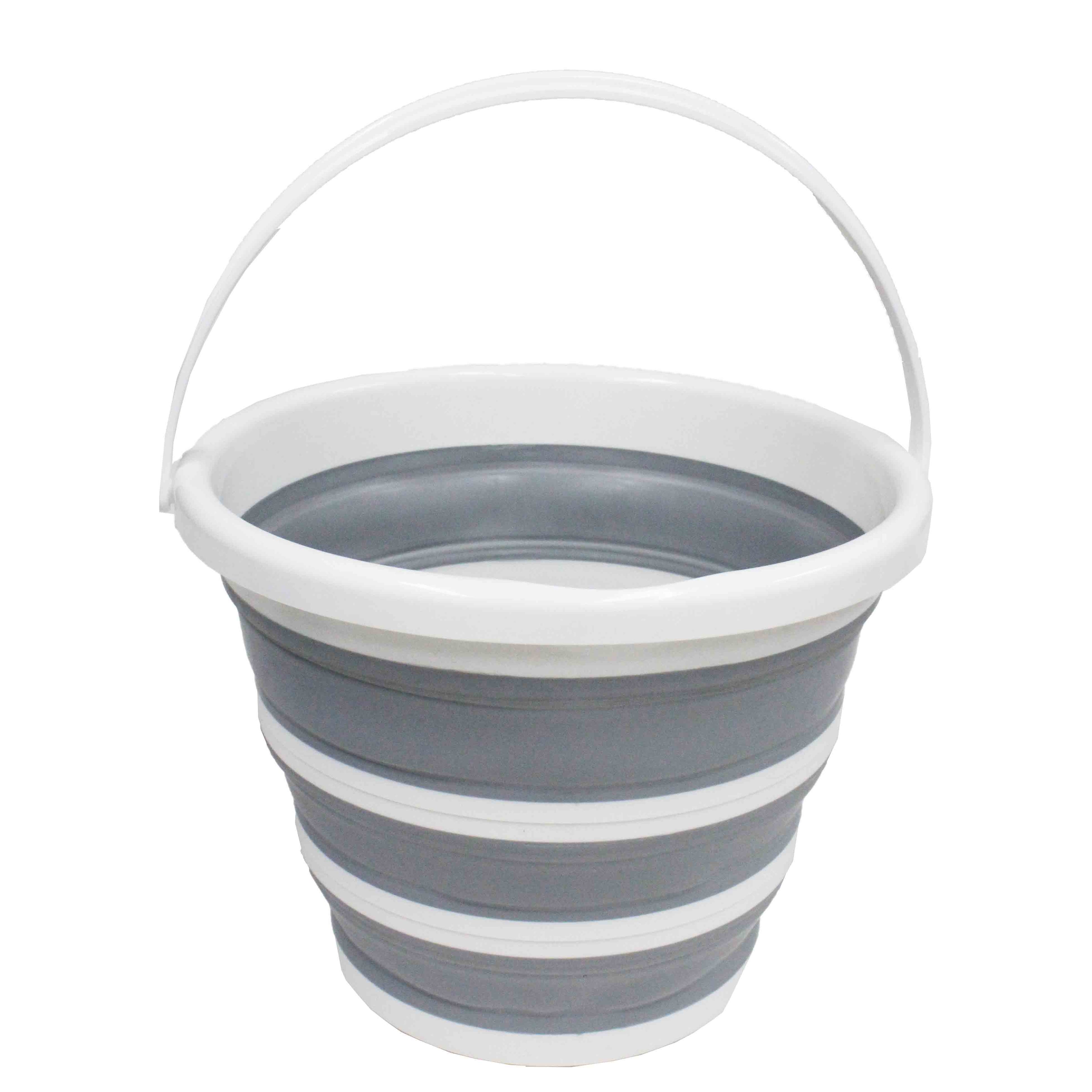 Collapse-A-Bucket Round 10l Grey
