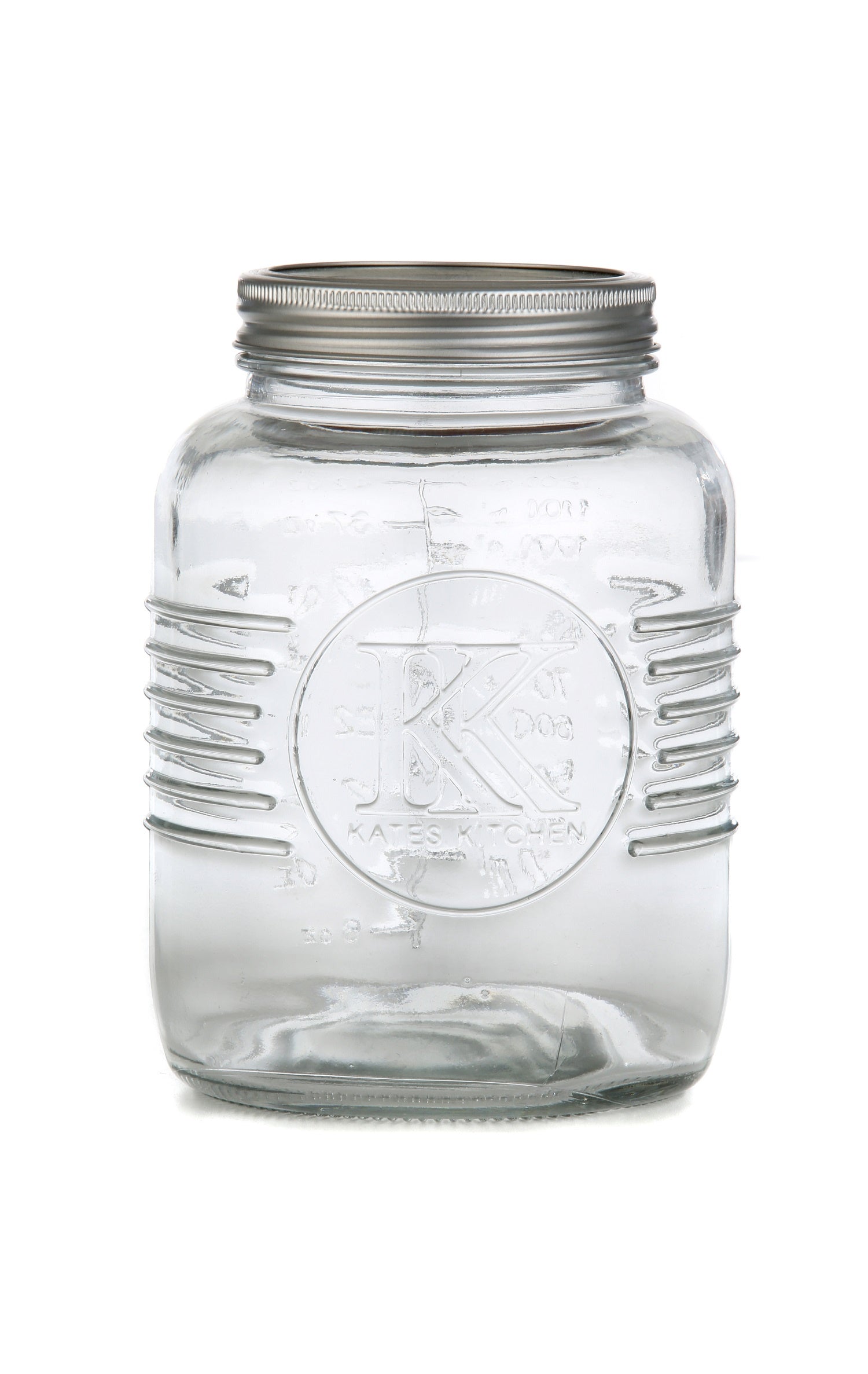 Kates 1200ml Glass Jar with 2 Piece Lid