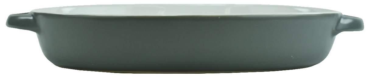 Stoneware Baker Oval 330 x 225 x 60mm Charcoal
