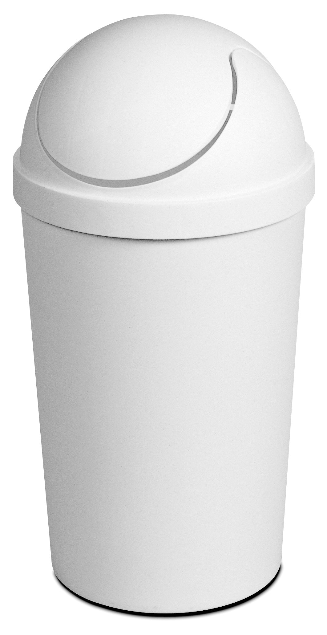 Sterilite Swing Top Tidy Round 11.4L – White