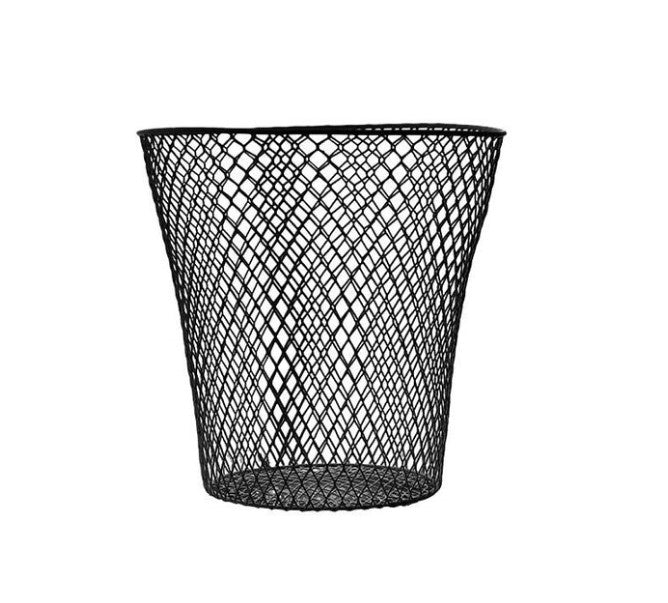 Seymour’s Metal Wire Waste Bin - Black