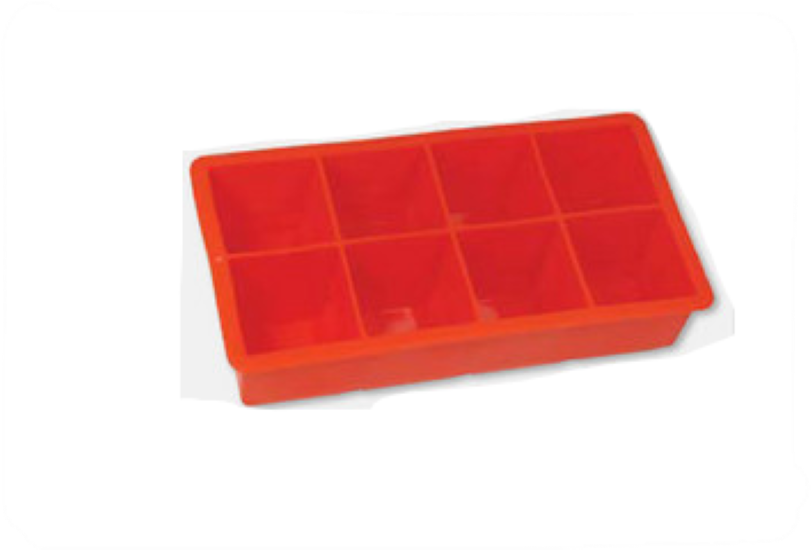 Avanti Silicone 8 Cup Ice Cube Tray Red