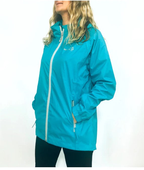 Womens Packable Rain Jacket - Wild Kiwi
