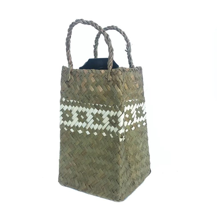 Flax Wine Bag Half Size
