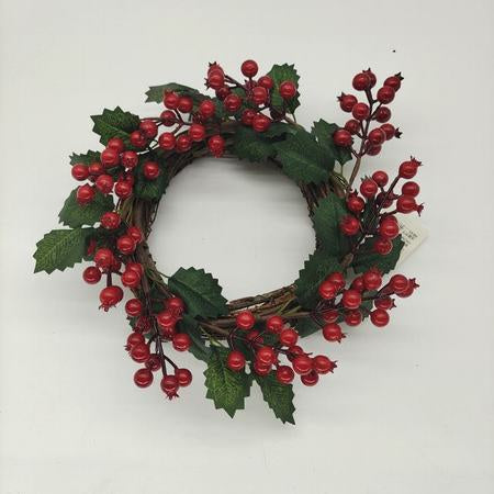 Christmas Holly Wreath