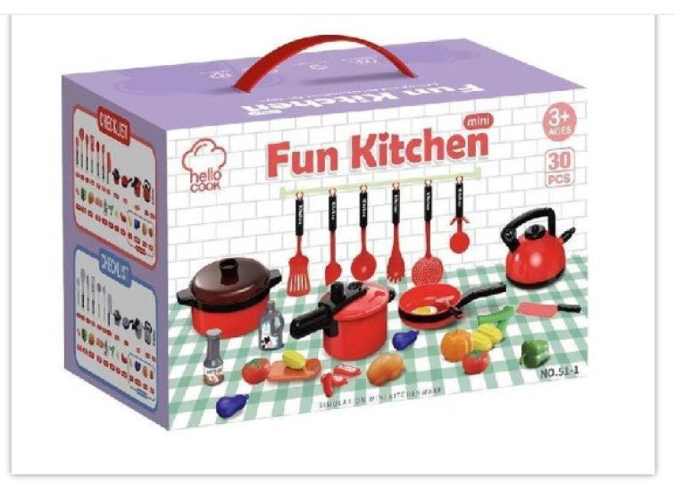 30pcs Kitchen Playset
