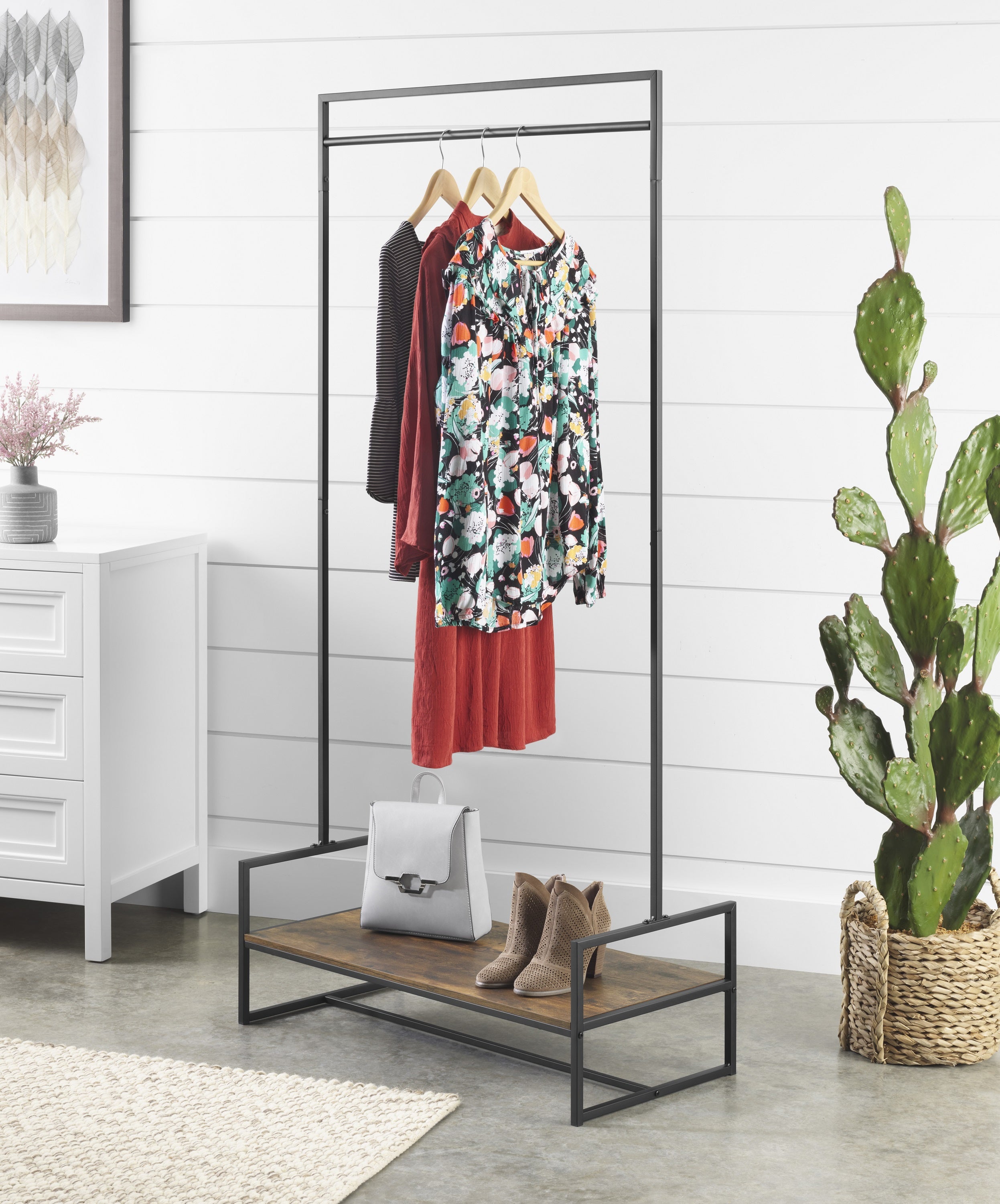 Modern Industrial Garment Rack