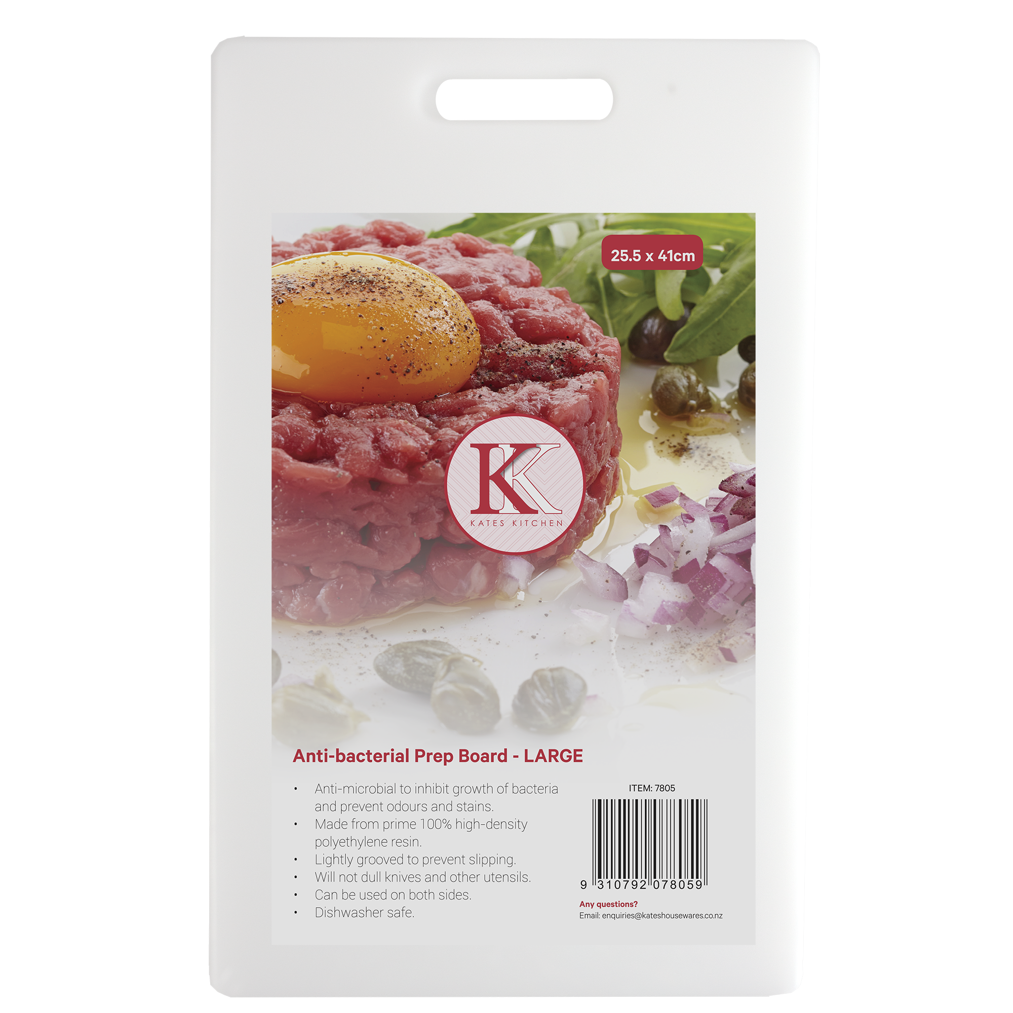 Kates Cutting Board Antibac 25.5 x 41cm