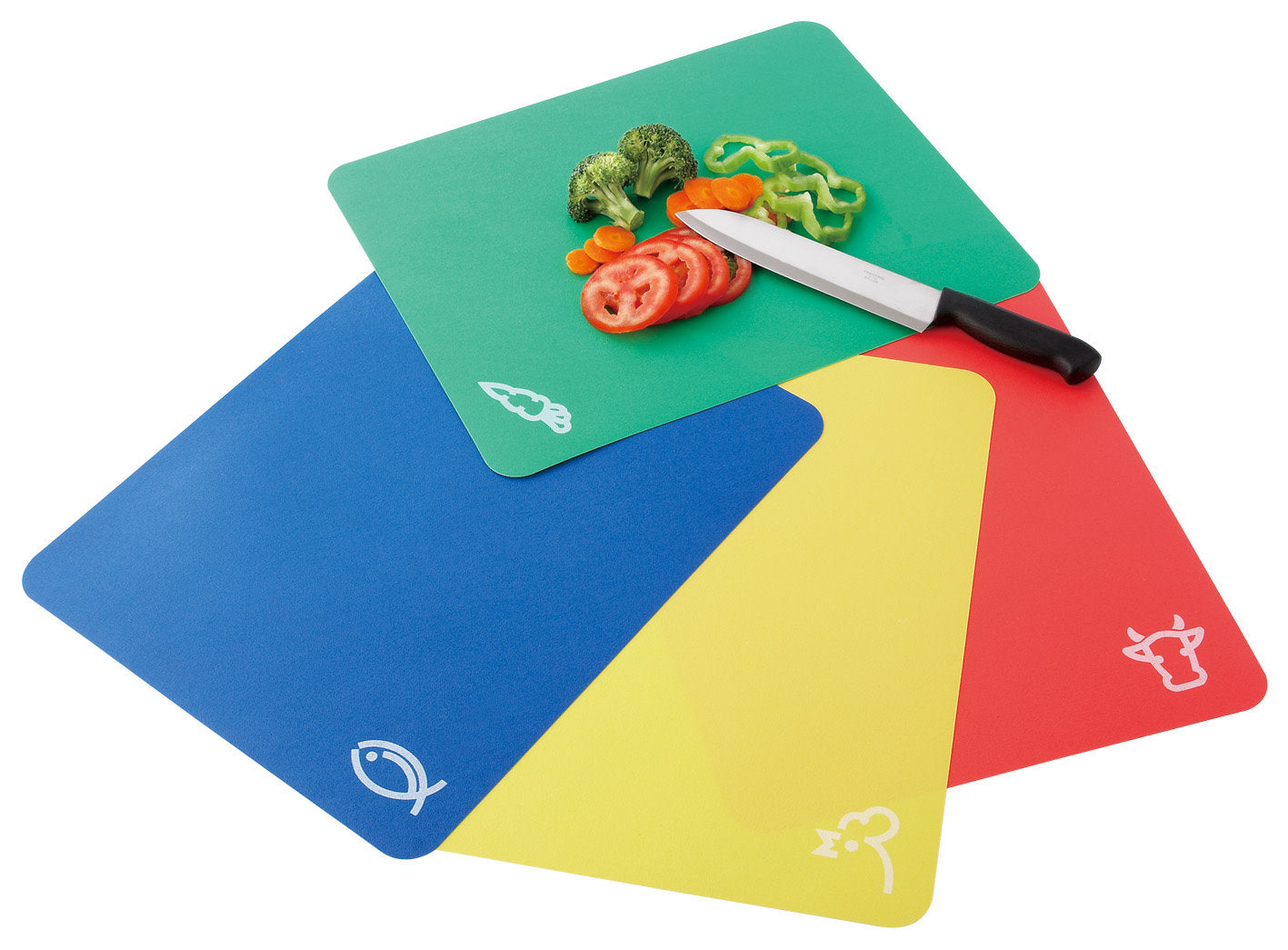 Flexible Mats, Assorted Colours, Set of 4