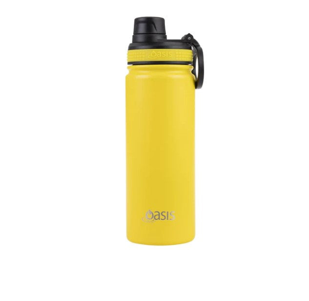 Insulated Challenger Bottle S/S W Screw Cap 550ml Neon Yellow