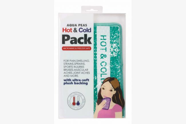 Gel Beads Hot and Cold Pack w Plush Backing