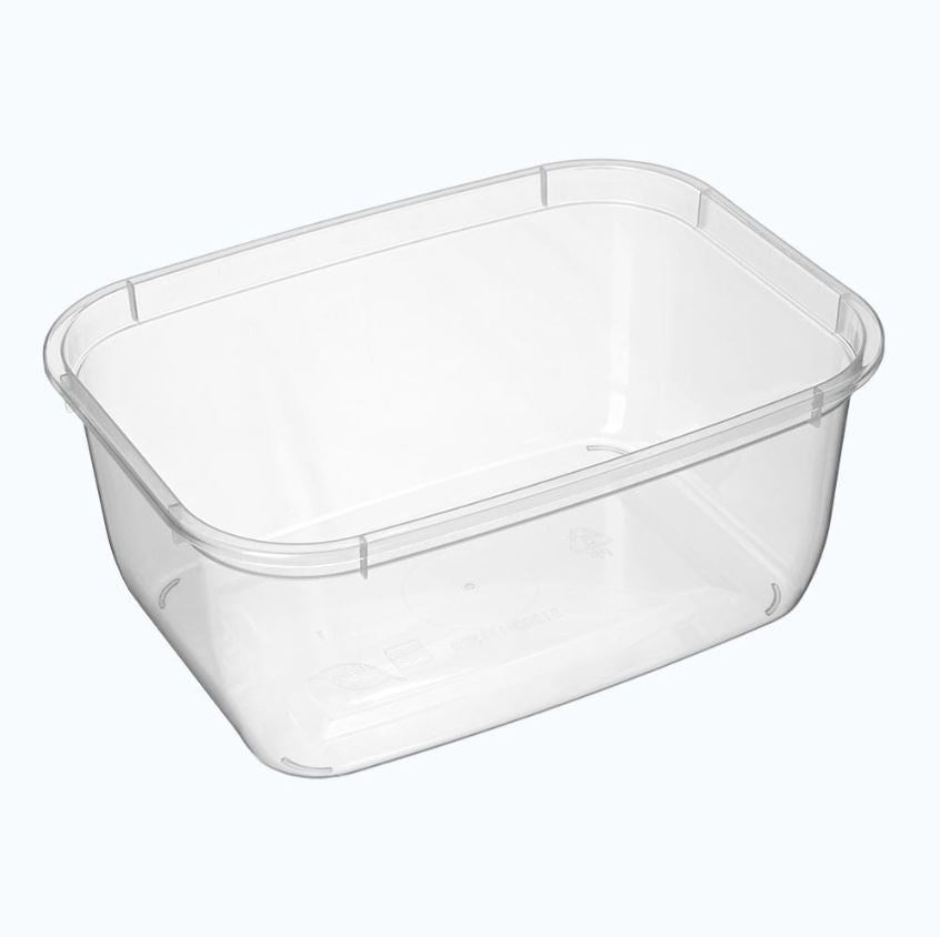 BonWare™ PP Rectangular Food Storage Containers, 1200ml, Pack of 25 Multi-Use