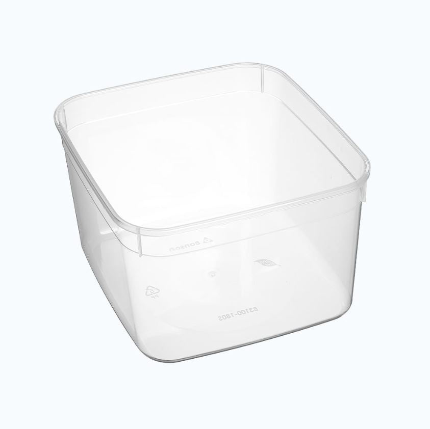 BonWare™ PP Square Storage Container, 3.1 Lit, Icecream Single