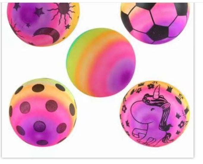 9" Inflatable Fluro Ball - Single