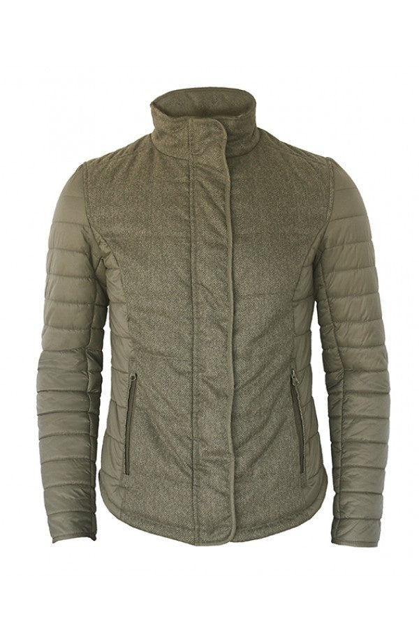 Brunner Womens Insulated Green Jacket Medium