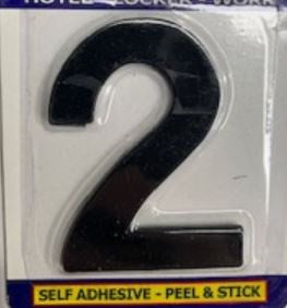 Street Number 2 Black - No Base